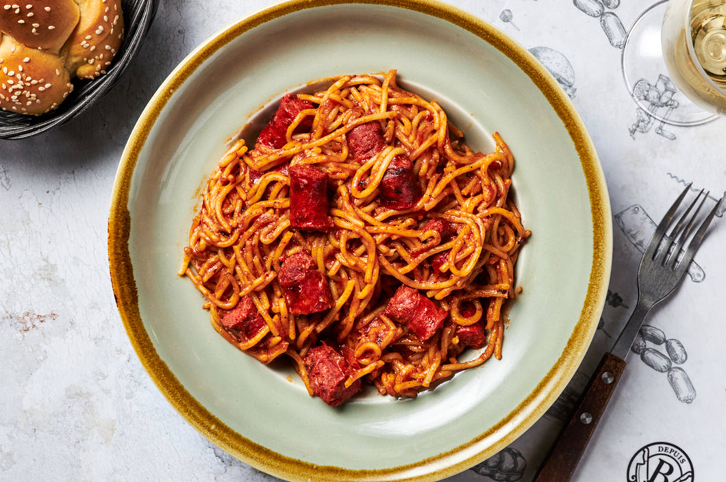 Spaghettis Merguez