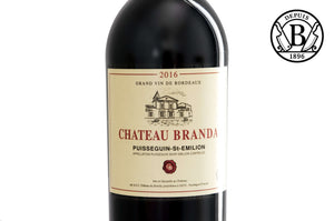 Etiquette Vin Rouge Cacher Château Branda - Chez Victor- Berbèche
