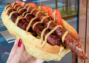 Merguez de Boeuf Cacher en Sandwich - Chez Victor- Berbèche