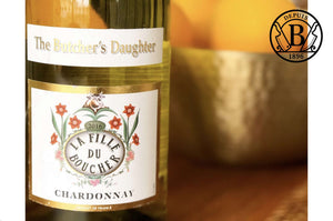 Etiquette Vin Blanc Cacher Chardonnay La Fille du Boucher, Autre - Chez Victor- Berbèche